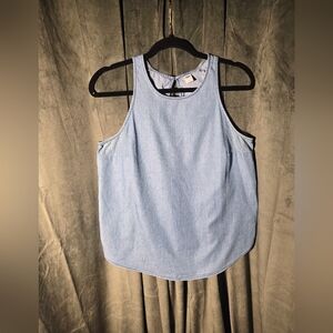 Old Navy Light Wash Denim Tank Top - Pale Blue